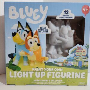 New Bluey Paint Your Own Light Up Figurine Night Light Craft Dog Bingo Disney